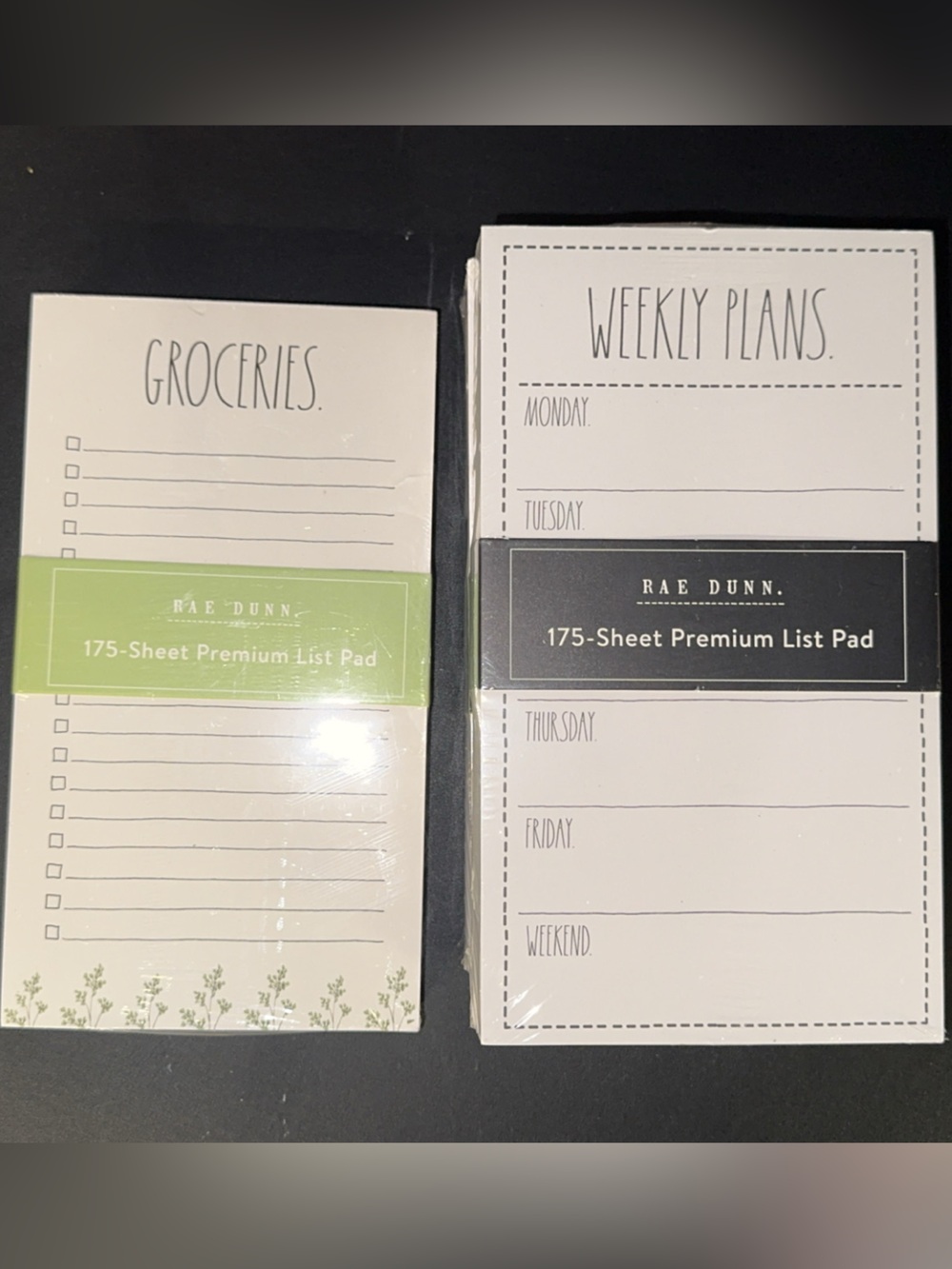 NWT RAE DUNN 175 COUNT PREMIUM SHEET PAD/OFFICE/SCHOOL/STATIONARY/NOTEPAD BOOK